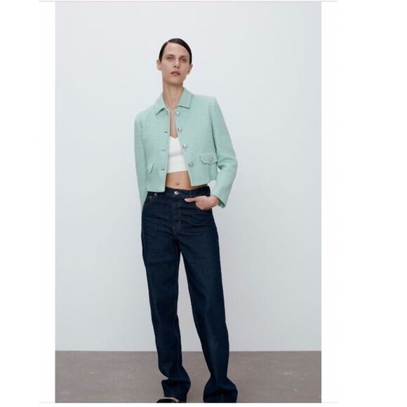 Textured weave jacket - Picture 4 of 12